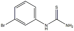 (3-bromophenyl)thiourea 结构式