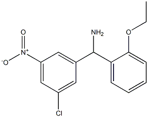 (3-chloro-5-nitrophenyl)(2-ethoxyphenyl)methanamine 结构式