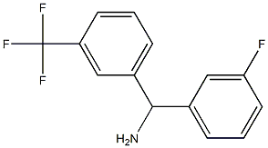 (3-fluorophenyl)[3-(trifluoromethyl)phenyl]methanamine 结构式