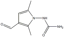 (3-formyl-2,5-dimethyl-1H-pyrrol-1-yl)urea 结构式