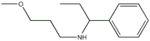 (3-methoxypropyl)(1-phenylpropyl)amine 结构式