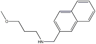 (3-methoxypropyl)(naphthalen-2-ylmethyl)amine 结构式