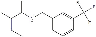 (3-methylpentan-2-yl)({[3-(trifluoromethyl)phenyl]methyl})amine 结构式