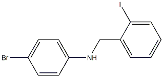 (4-bromophenyl)(2-iodophenyl)methylamine 结构式