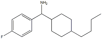 (4-butylcyclohexyl)(4-fluorophenyl)methanamine 结构式