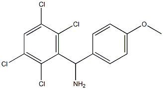 (4-methoxyphenyl)(2,3,5,6-tetrachlorophenyl)methanamine 结构式