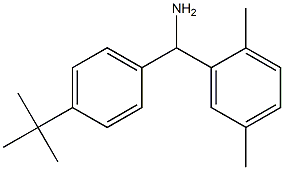 (4-tert-butylphenyl)(2,5-dimethylphenyl)methanamine 结构式
