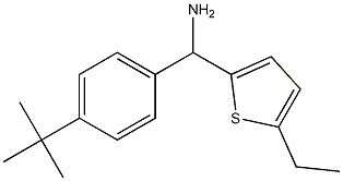 (4-tert-butylphenyl)(5-ethylthiophen-2-yl)methanamine 结构式