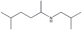 (5-methylhexan-2-yl)(2-methylpropyl)amine 结构式