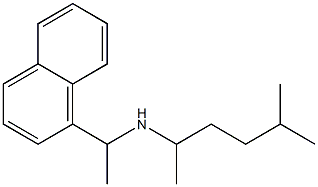 (5-methylhexan-2-yl)[1-(naphthalen-1-yl)ethyl]amine 结构式