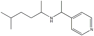 (5-methylhexan-2-yl)[1-(pyridin-4-yl)ethyl]amine 结构式