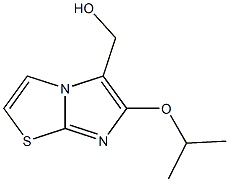 (6-isopropoxyimidazo[2,1-b][1,3]thiazol-5-yl)methanol 结构式