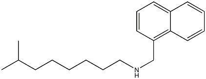 (7-methyloctyl)(naphthalen-1-ylmethyl)amine 结构式