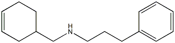 (cyclohex-3-en-1-ylmethyl)(3-phenylpropyl)amine 结构式