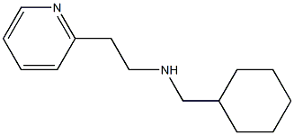 (cyclohexylmethyl)[2-(pyridin-2-yl)ethyl]amine 结构式