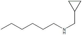 (cyclopropylmethyl)(hexyl)amine 结构式