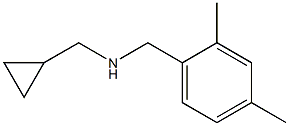 (cyclopropylmethyl)[(2,4-dimethylphenyl)methyl]amine 结构式