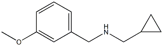 (cyclopropylmethyl)[(3-methoxyphenyl)methyl]amine 结构式