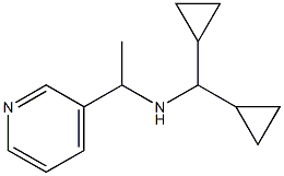 (dicyclopropylmethyl)[1-(pyridin-3-yl)ethyl]amine 结构式