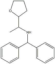 (diphenylmethyl)[1-(oxolan-2-yl)ethyl]amine 结构式