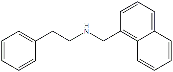 (naphthalen-1-ylmethyl)(2-phenylethyl)amine 结构式