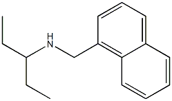 (naphthalen-1-ylmethyl)(pentan-3-yl)amine 结构式