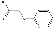 (pyridin-2-ylthio)acetic acid 结构式