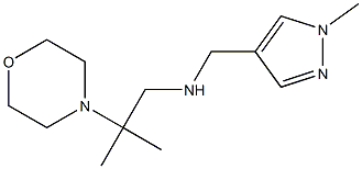 [(1-methyl-1H-pyrazol-4-yl)methyl][2-methyl-2-(morpholin-4-yl)propyl]amine 结构式