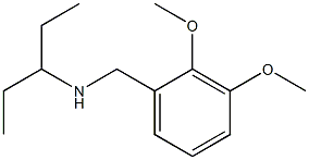 [(2,3-dimethoxyphenyl)methyl](pentan-3-yl)amine 结构式
