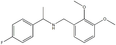 [(2,3-dimethoxyphenyl)methyl][1-(4-fluorophenyl)ethyl]amine 结构式