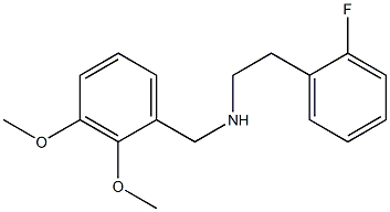 [(2,3-dimethoxyphenyl)methyl][2-(2-fluorophenyl)ethyl]amine 结构式