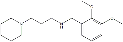 [(2,3-dimethoxyphenyl)methyl][3-(piperidin-1-yl)propyl]amine 结构式