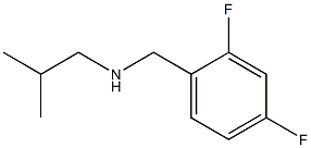 [(2,4-difluorophenyl)methyl](2-methylpropyl)amine 结构式