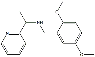 [(2,5-dimethoxyphenyl)methyl][1-(pyridin-2-yl)ethyl]amine 结构式