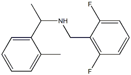 [(2,6-difluorophenyl)methyl][1-(2-methylphenyl)ethyl]amine 结构式