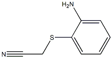 [(2-aminophenyl)thio]acetonitrile 结构式