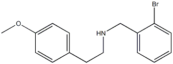 [(2-bromophenyl)methyl][2-(4-methoxyphenyl)ethyl]amine 结构式