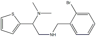 [(2-bromophenyl)methyl][2-(dimethylamino)-2-(thiophen-2-yl)ethyl]amine 结构式