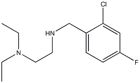 [(2-chloro-4-fluorophenyl)methyl][2-(diethylamino)ethyl]amine 结构式