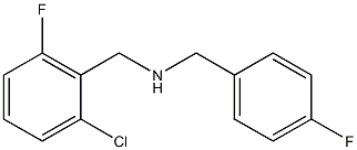 [(2-chloro-6-fluorophenyl)methyl][(4-fluorophenyl)methyl]amine 结构式