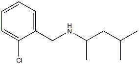 [(2-chlorophenyl)methyl](4-methylpentan-2-yl)amine 结构式