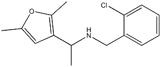 [(2-chlorophenyl)methyl][1-(2,5-dimethylfuran-3-yl)ethyl]amine 结构式