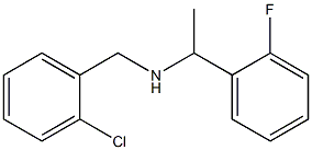[(2-chlorophenyl)methyl][1-(2-fluorophenyl)ethyl]amine 结构式