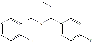 [(2-chlorophenyl)methyl][1-(4-fluorophenyl)propyl]amine 结构式