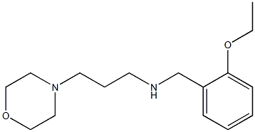 [(2-ethoxyphenyl)methyl][3-(morpholin-4-yl)propyl]amine 结构式