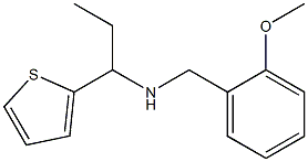 [(2-methoxyphenyl)methyl][1-(thiophen-2-yl)propyl]amine 结构式