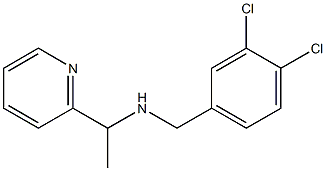 [(3,4-dichlorophenyl)methyl][1-(pyridin-2-yl)ethyl]amine 结构式