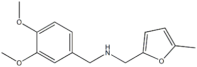 [(3,4-dimethoxyphenyl)methyl][(5-methylfuran-2-yl)methyl]amine 结构式