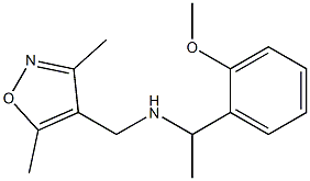 [(3,5-dimethyl-1,2-oxazol-4-yl)methyl][1-(2-methoxyphenyl)ethyl]amine 结构式