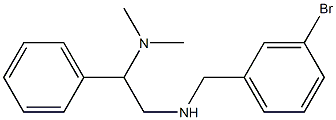 [(3-bromophenyl)methyl][2-(dimethylamino)-2-phenylethyl]amine 结构式